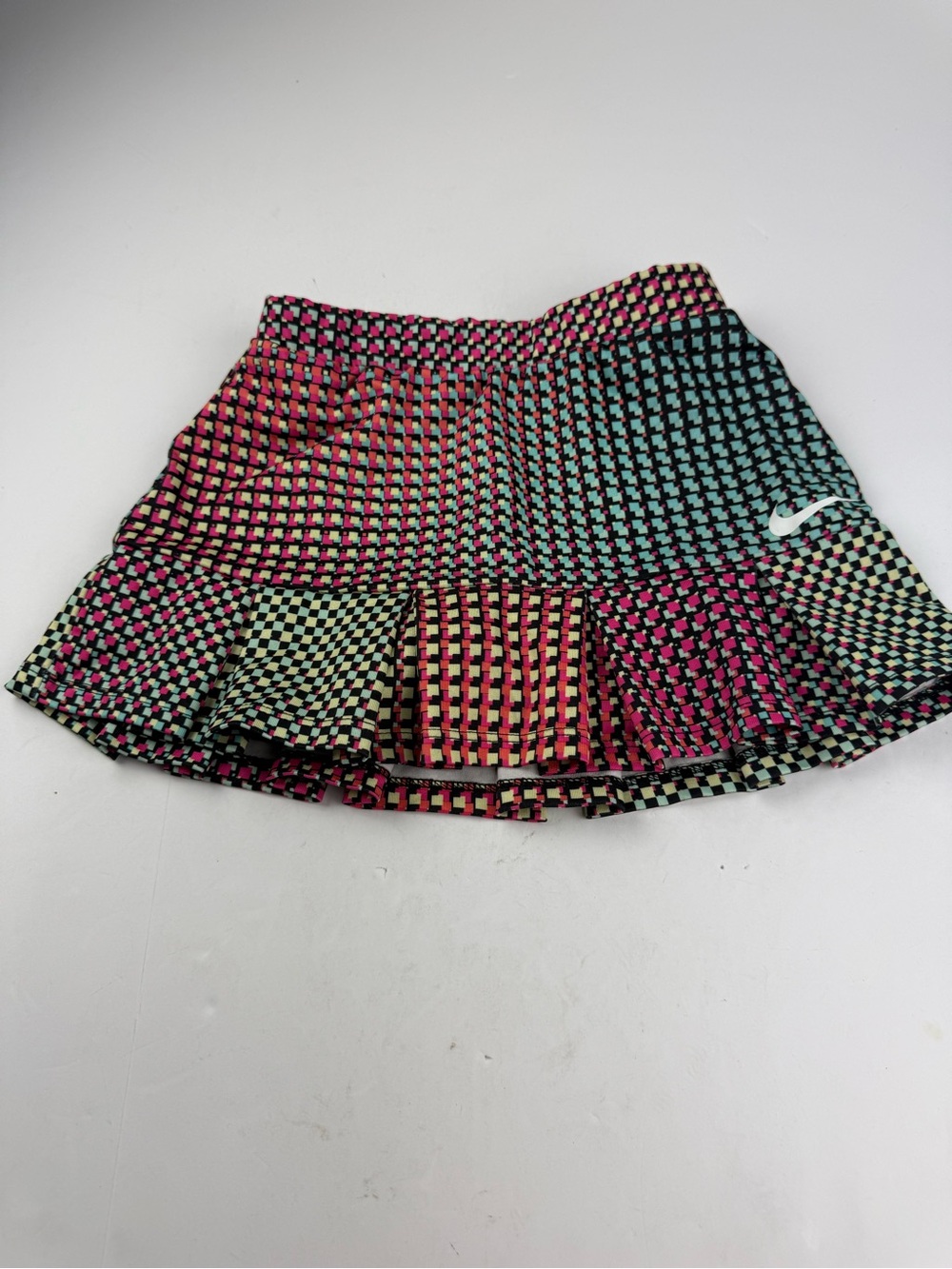 Nike Girls 6X Black Multicolor Athletic Skirt Skort - Picture 4 of 7